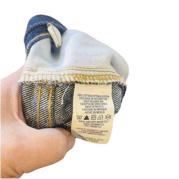 Tommy Hilfiger Men's Stretch Vintage 36x34 Dark Wash Jeans Y2K Streetwear - Picture 10 of 15